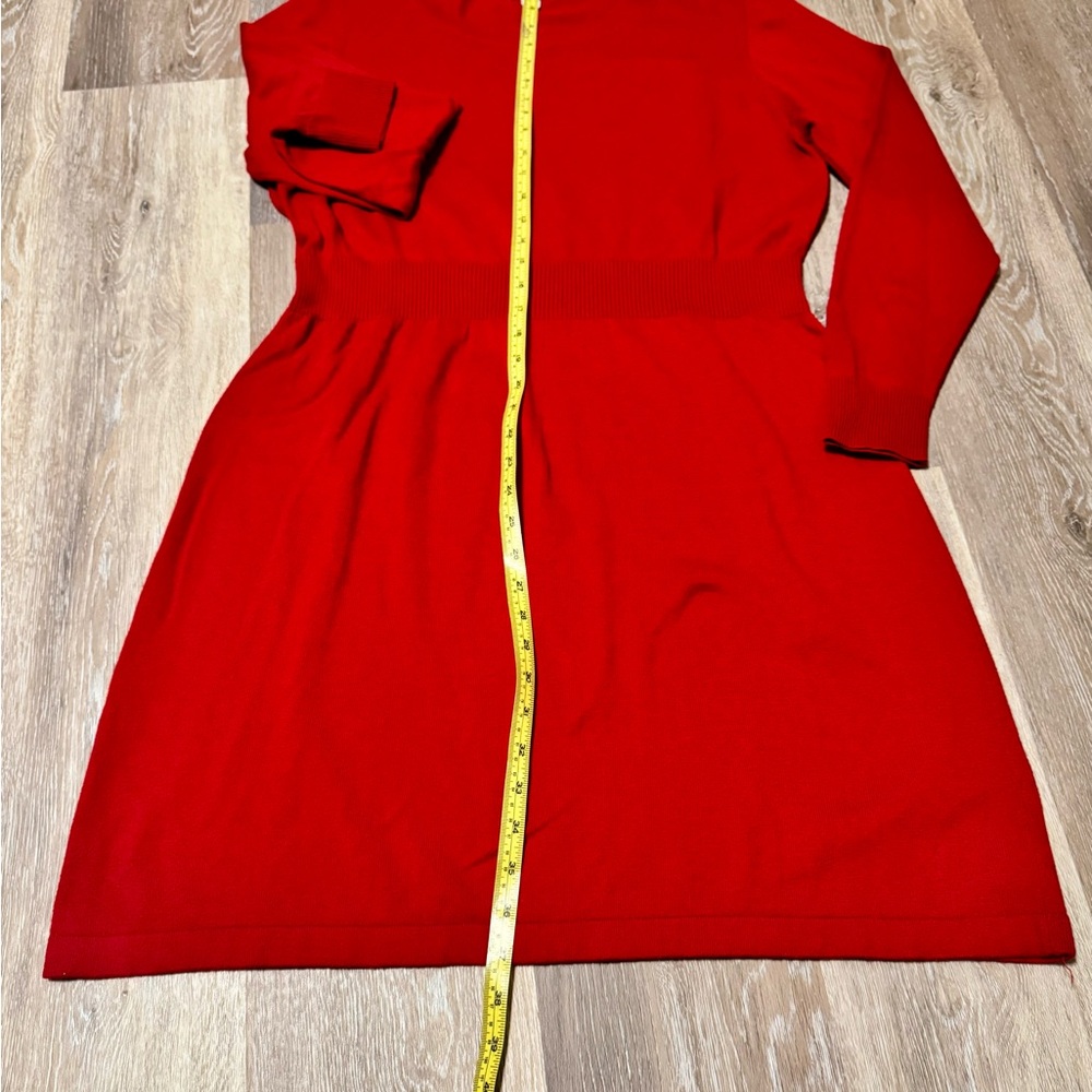 Red Long Sleeve Sweater Dress - Old Navy - Size XL